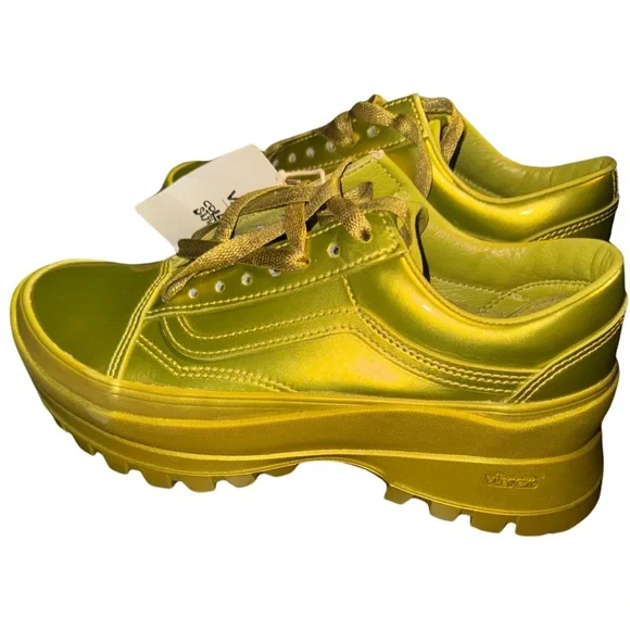 Collina Strada X Vans Old Skool Vibram DX Metallic Gold Citroen - Picture 9 of 13